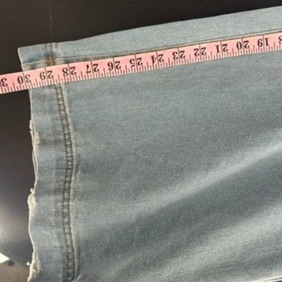 Love For Humanity Light Wash Baggy Wide Leg Jeans sz 9 - Picture 6 of 9